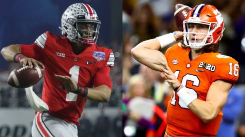 Justin Fields and Trevor Lawrence