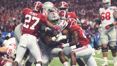 Ezekiel Elliott and the Alabama defense