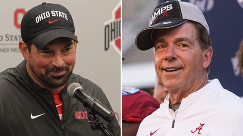 Ryan Day and Nick Saban are in a battle for the top spot in the 2021 recruiting rankings. 