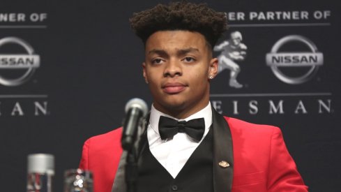 Ohio State quarterback Justin Fields