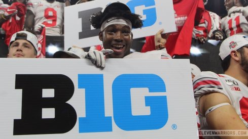 Javontae Jean-Baptiste at the Big Ten Championship Game