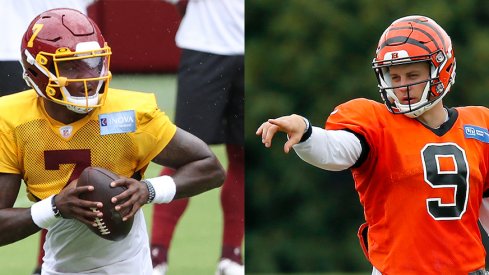 Dwayne Haskins and Joe Burrow are named captains.