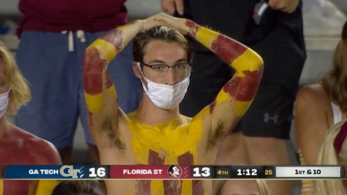 Florida State's surrender cobras were out in full force.