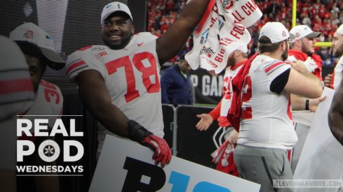 Nicholas Petit-Frere at the 2019 Big Ten Championship Game