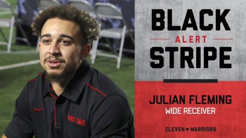 Julian Fleming loses his black stripe.