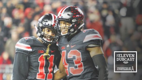 Vonn Bell and Darron Lee, joking around