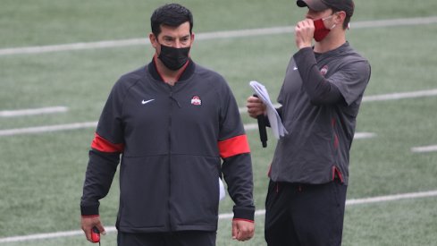 Ryan Day at practice