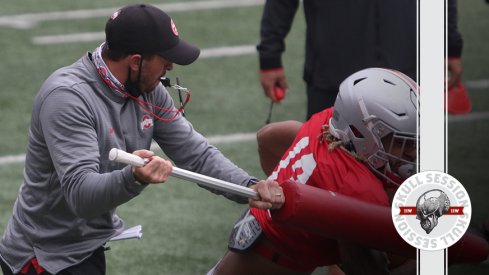 Brian Hartline has the stick out in today's skull sesion.