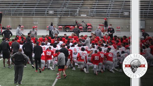 The Buckeyes are meeting in today's skull session.
