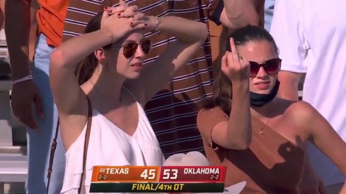 It was a classic Red River showdown in Dallas.