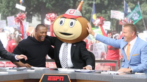 Lee Corso as Brutus on College Gameday