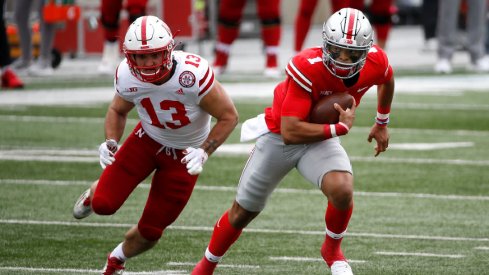 Ohio State quarterback Justin Fields