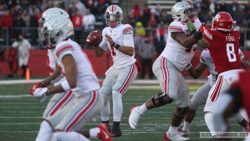 Justin Fields vs. Rutgers in 2019