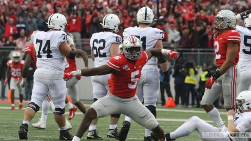 Baron Browning celebrating