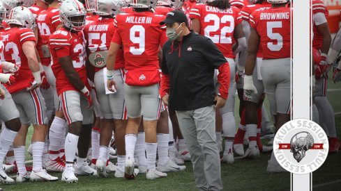 Ryan Day is hanging with the team in today's skull session.