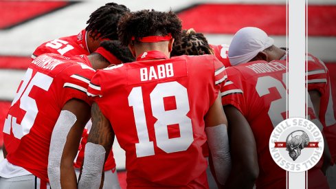 The Buckeyes are praying in today's skull session.