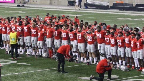 Buckeyes are on the field.