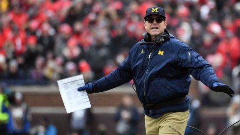 Michigan head coach Jim Harbaugh