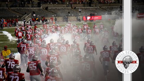 The Buckeyes are taking the field in today's skull session.