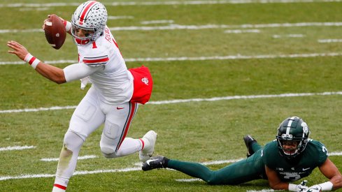 Justin Fields, Dodging People