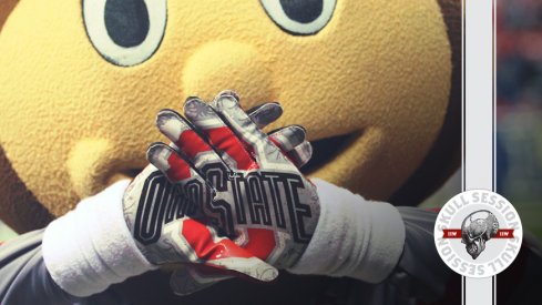 Brutus is showing his gloves in today's skull session.