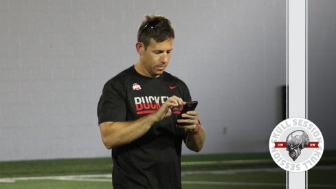 Mark Pantoni is working the phone in today's skull session.