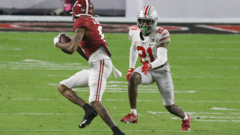 Ohio State's secondary struggled to stop DeVonta Smith and the Alabama passing game.