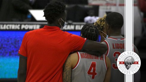 Duane Washington and Diallo are best friends in today's skull session.