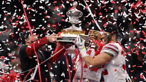 Ohio State football celebrates its Sugar Bowl win