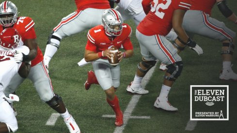 Ohio State quarterback Justin Fields