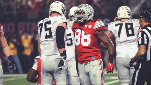 Ohio State vs. Oregon in the 2014-15 national championship game