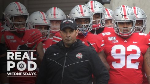 Ryan Day, Tyreke Smith and Haskell Garrett before a 2019 game