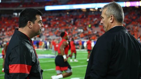 Ryan Day and Urban Meyer