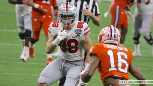 Jeremy Ruckert torched Clemson for two touchdowns in last year's College Football Playoff semifinal contest. 