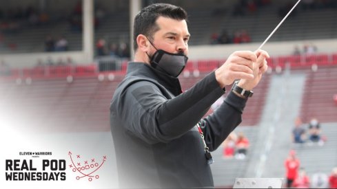 Ryan Day at 2019 fall practice