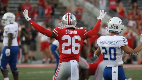 Cornerback Cam Brown had a big game against Tulsa