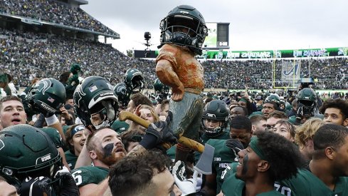 Michigan State claims the Paul Bunyan Trophy