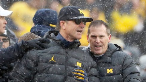 Jim Harbaugh tosses shade.