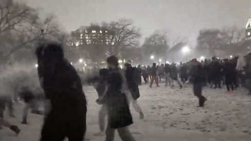 Snowball fight