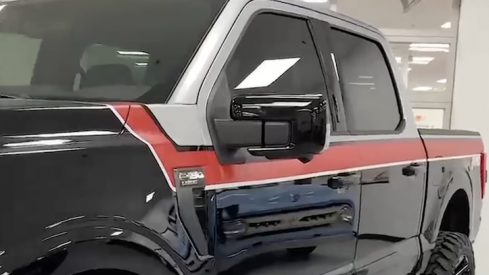 Jaxon Smith-Njigba's new ride.