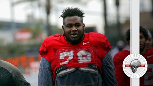 Dawand Jones is out for a stroll in today's skull session.