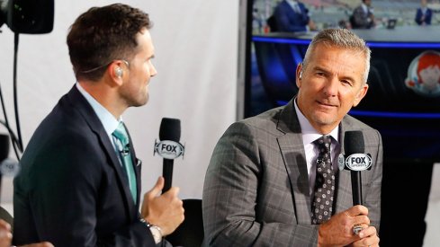 Urban Meyer on the set of Fox Sports Big Noon Saturday