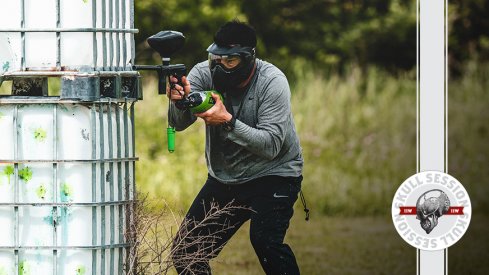 Ryan Day is shooting folks with paintballs in today's skull session.