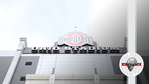 Ohio Stadium is looking good in today's skull session.