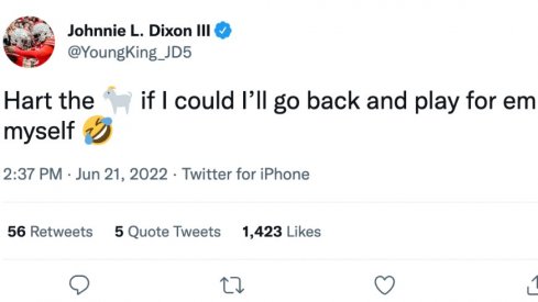 Johnnie Dixon tweet