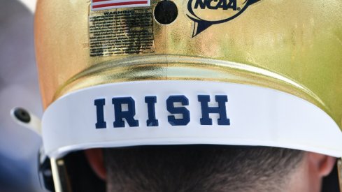 Fighting Irish helmet