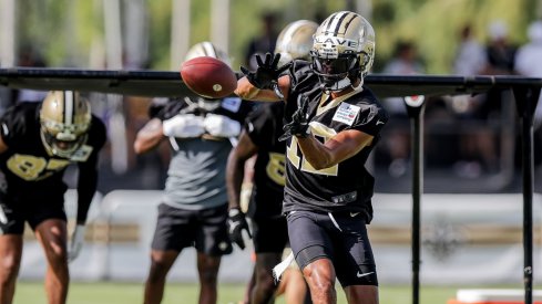Chris Olave of the New Orleans Saints at NFL Training Camp