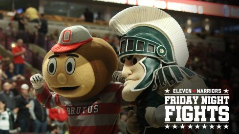 Brutus and Sparty face off in Friday Night Fights.