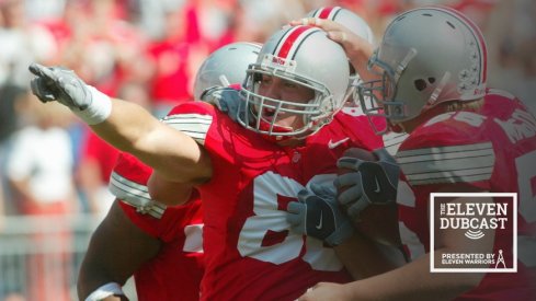 Ben Hartsock celebrates a touchdown inside Ohio State circa 2003