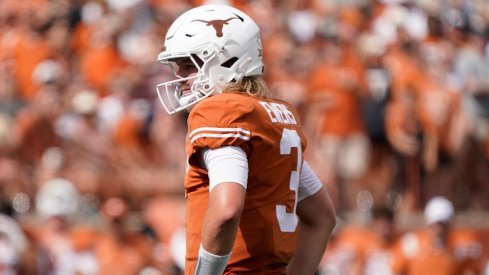 Quarterback Quinn Ewers of the Texas Longhorns